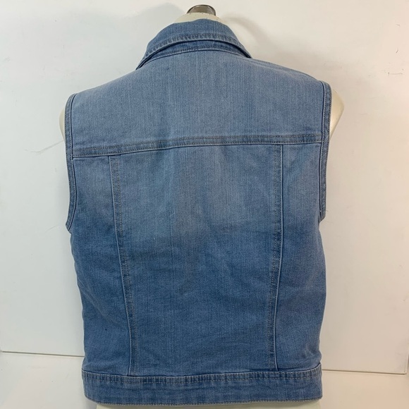 NWT Only Jean "Go West" Denim Vest - Picture 3 of 4